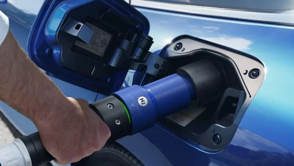 recharger une véhicule électrique à hydrogène